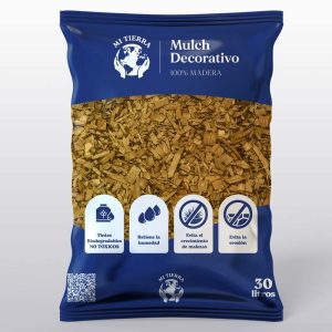 Mulch Decorativo 30 lts. Color Amarillo