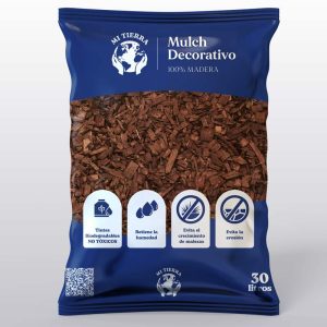 Mulch Decorativo 30 lts. Color Café